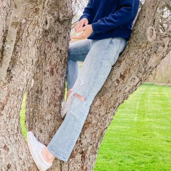 DENIM FORUM JONI LOOSE HIGH RISE 29L ARITZIA JEANS - Picture 2 of 5